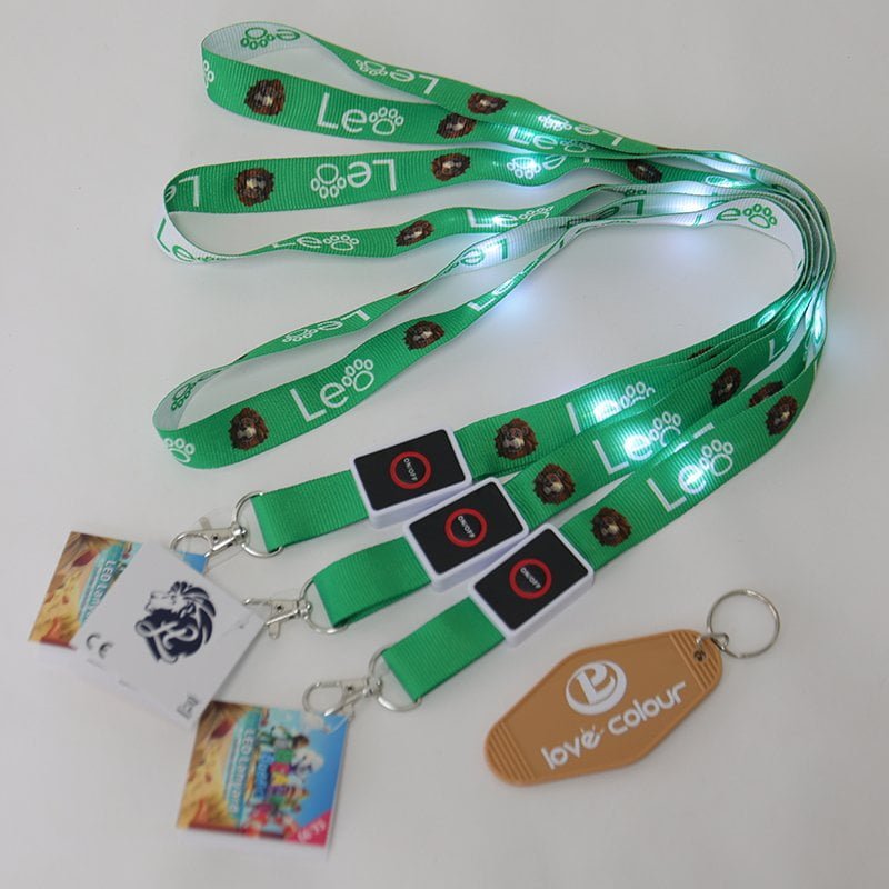 Custom LED Lanyard | Screen Printed Polyester Safety Breakaway Lanyard