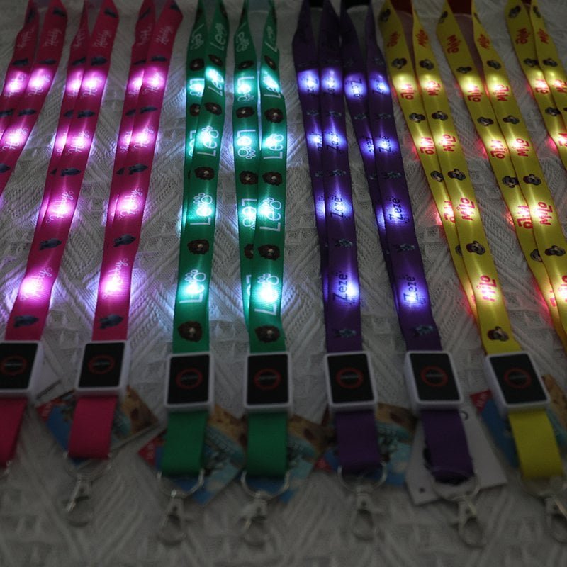 Custom LED Lanyard | Screen Printed Polyester Safety Breakaway Lanyard