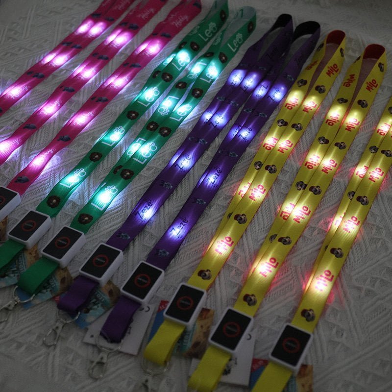 Custom LED Lanyard | Screen Printed Polyester Safety Breakaway Lanyard