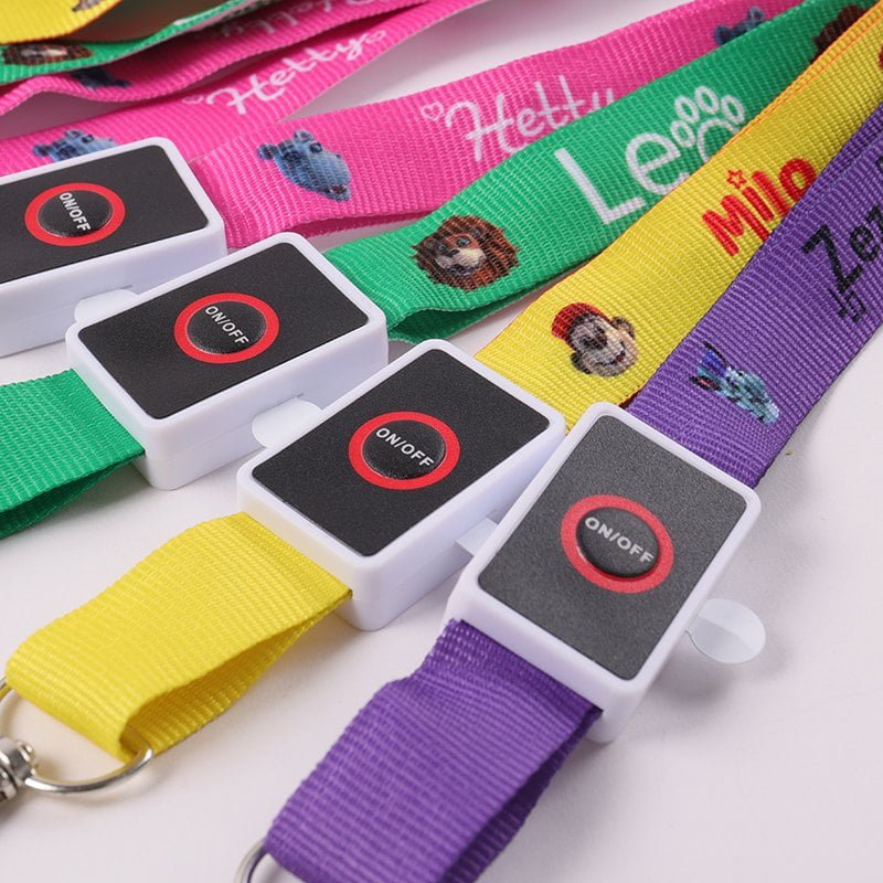 Custom LED Lanyard | Screen Printed Polyester Safety Breakaway Lanyard
