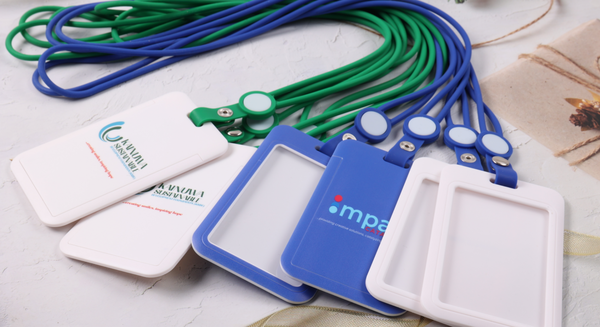Corporate ID lanyard set