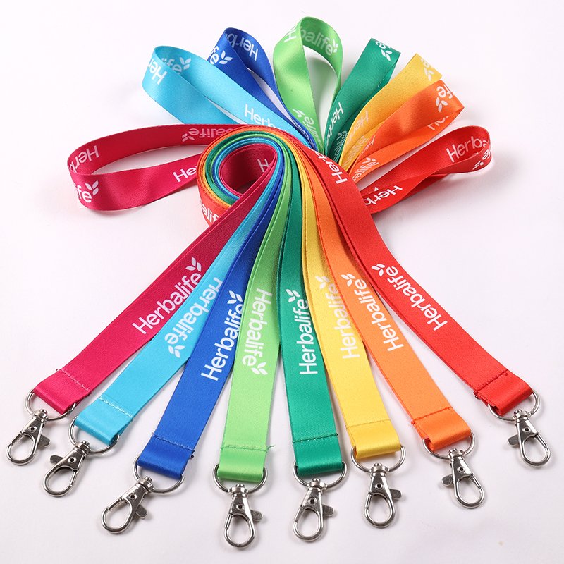 Custom heat transfer lanyards with full color logo printing