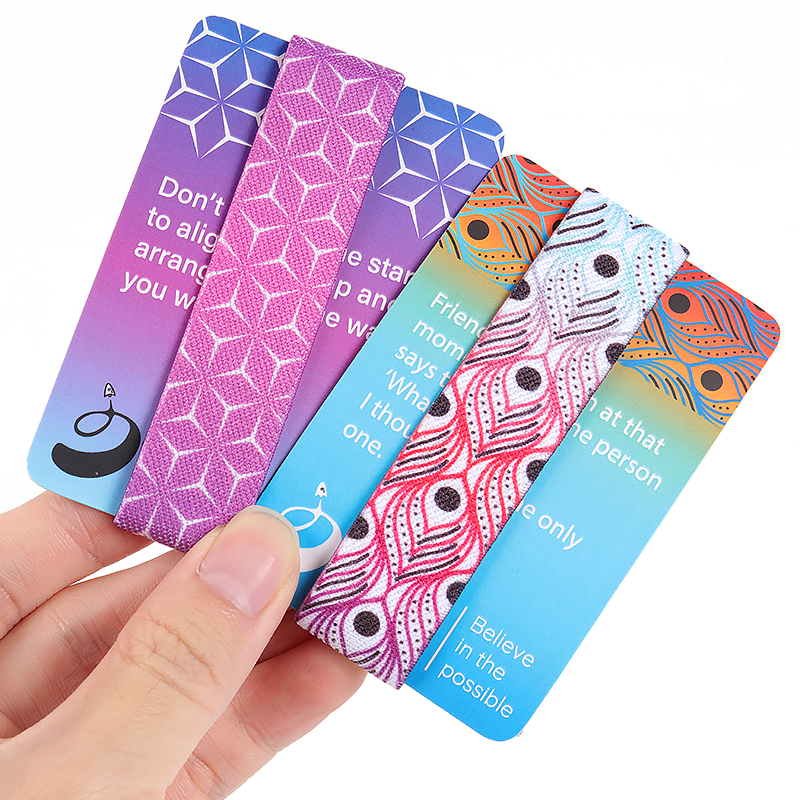 Custom Elastic Wristbands | Heat Transfer Printed Stretch Wristbands for Events