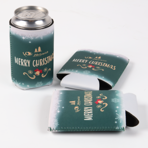 Custom printed foldable can coolers for holiday promotions corporate gifts and seasonal event merchandise