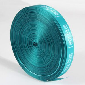 Branded polyester webbing tape roll, clear silk screen logo printing and stable bulk quality