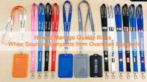 High-quality custom lanyards with durable hooks and clean logo printing
