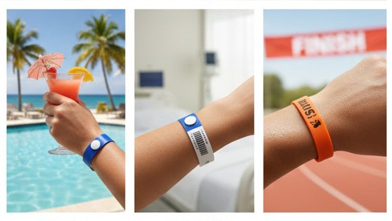 Best RFID wristband combinations by use case, matching material, frequency, and security level for events, resorts, and healthcare.