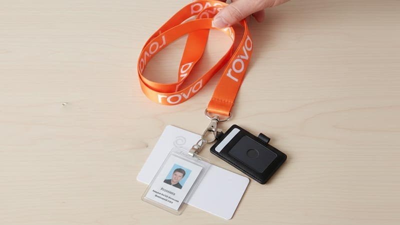Minimal everyday carry lanyard setup with keys, ID badge, and phone attachment to reduce loss and save time