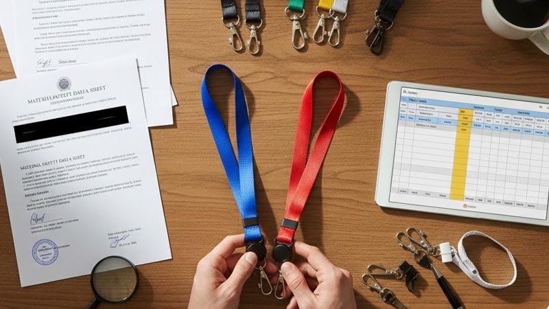 5P supplier scorecard for rPET lanyards: price, proof, performance, print, and procurement