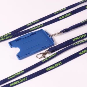 Stretchable tube lanyard with custom logo printing, comfortable retractable design for access cards and staff credentials