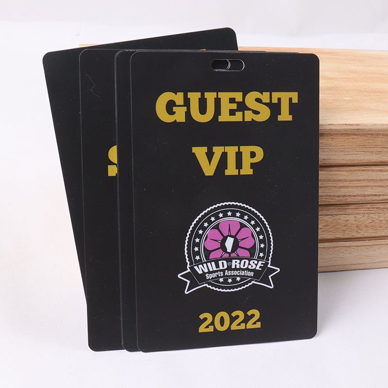 Bulk custom PVC badge cards for events and exhibitions, high clarity printing and stable quality