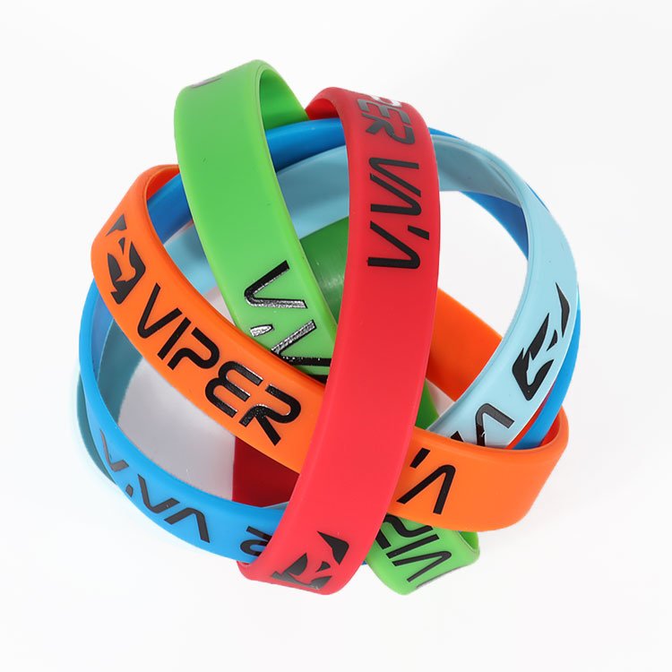 Custom Silicone Wristband | 100% Natural Silicone | Printed Logo
