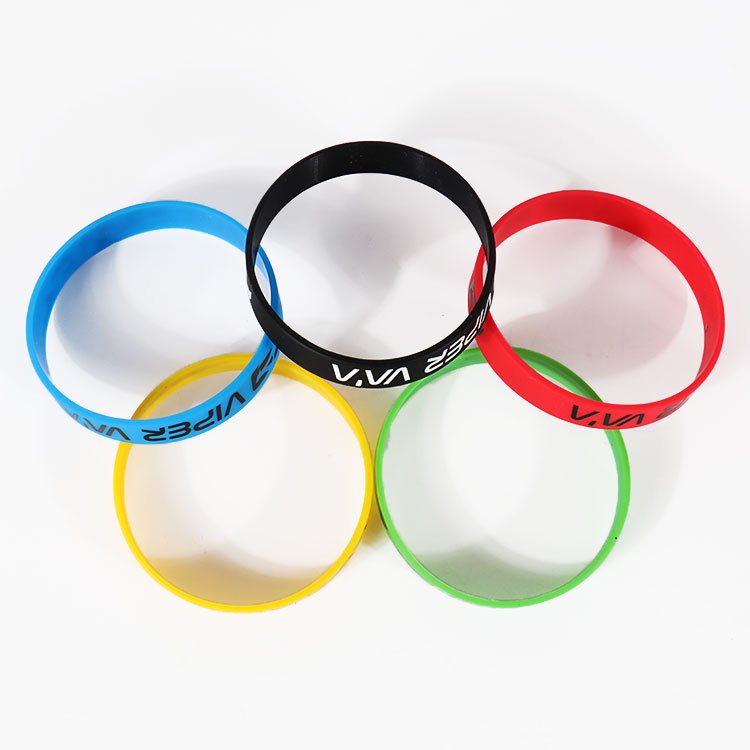 Custom Silicone Wristband | 100% Natural Silicone | Printed Logo
