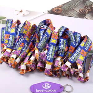 One-time use plastic locking clasp for tamper-evident fabric wristbands