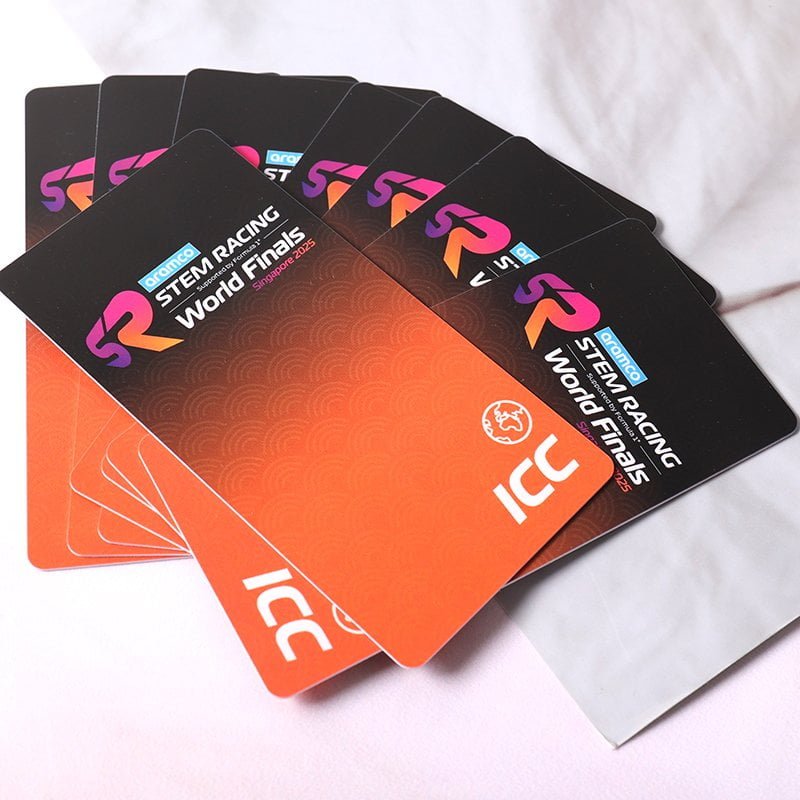 Lanyard card holder set with polyester heat transfer printed logo, event badge lanyard kit with colorful credentials