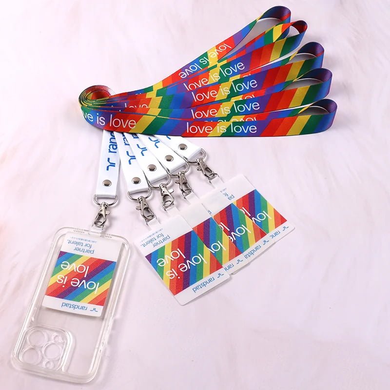Promotional phone lanyards with custom logo, durable polyester neck strap for phones and ID cards, MOQ 100pcs
