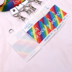 Promotional phone lanyards with custom logo, durable polyester neck strap for phones and ID cards, MOQ 100pcs