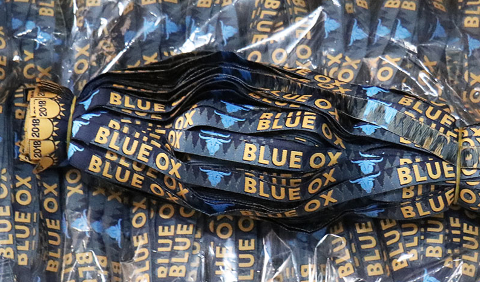 Quality control laboratory with testing equipment for lanyard durability and color fastness