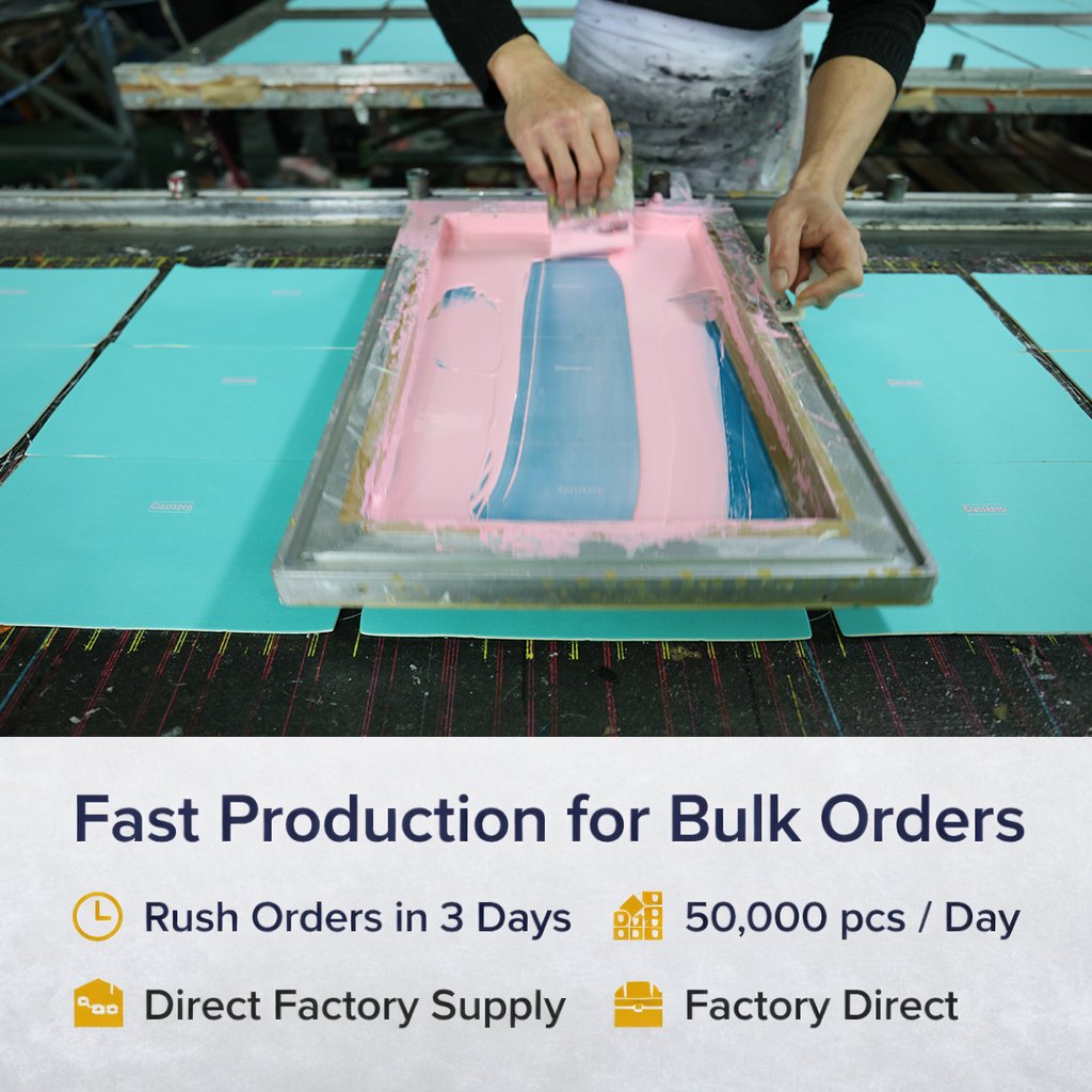Custom screen printed lanyard factory production quality control and packing