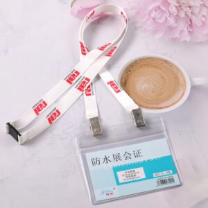standard polyester lanyards | custom heat transfer printed logo