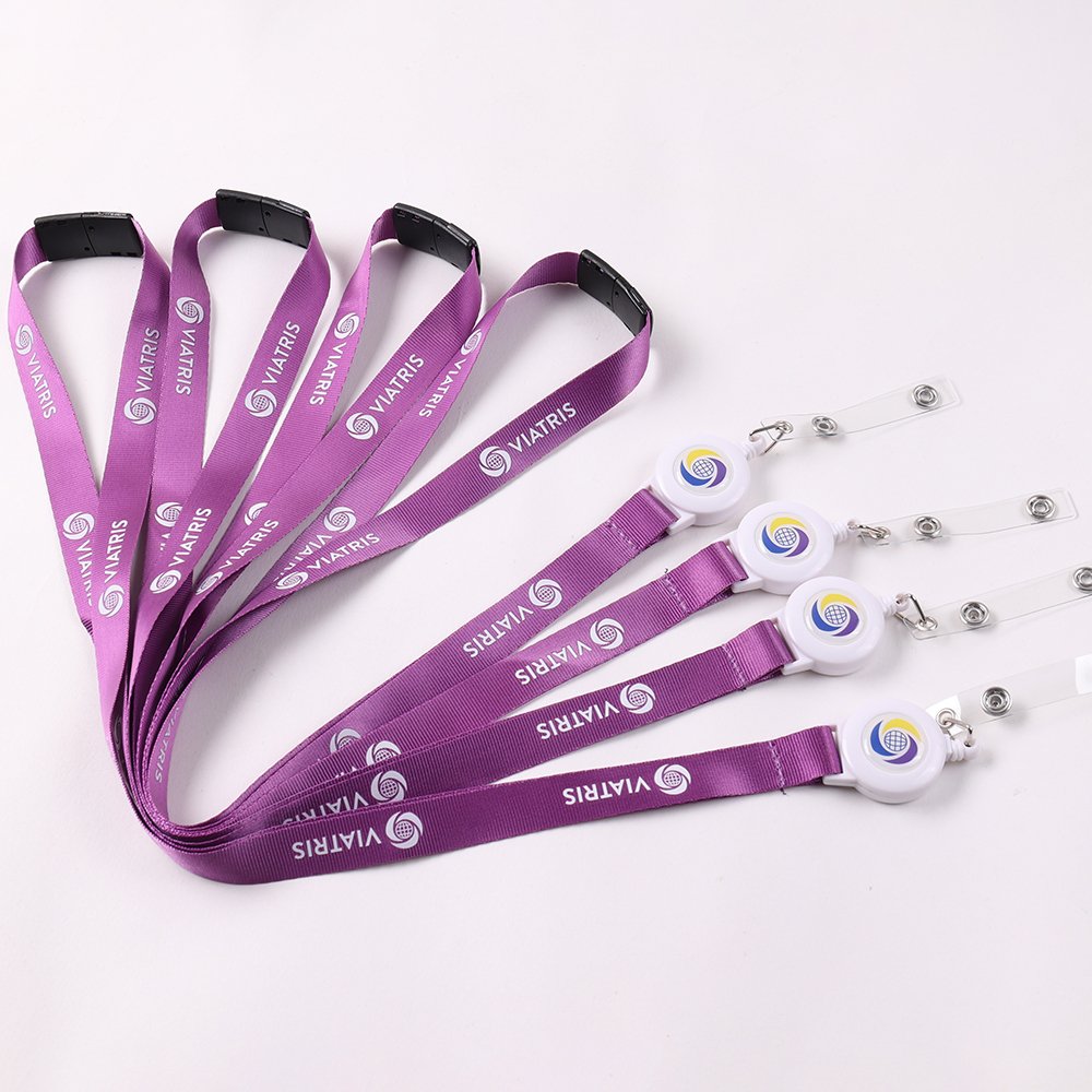 standard polyester lanyards | custom heat transfer printed logo