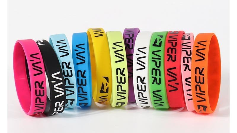 Top silicone wristband color options: black, white, red, blue, green, yellow, orange, pink, purple, and gray.