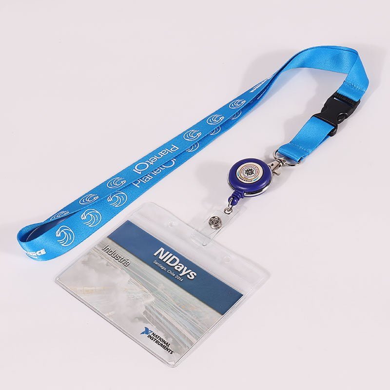 Retractable Badge Holder Set | PU Holder + Badge Reel