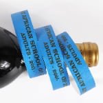 Custom Tyvek wristbands 25mm x 250mm printed with event text and logo