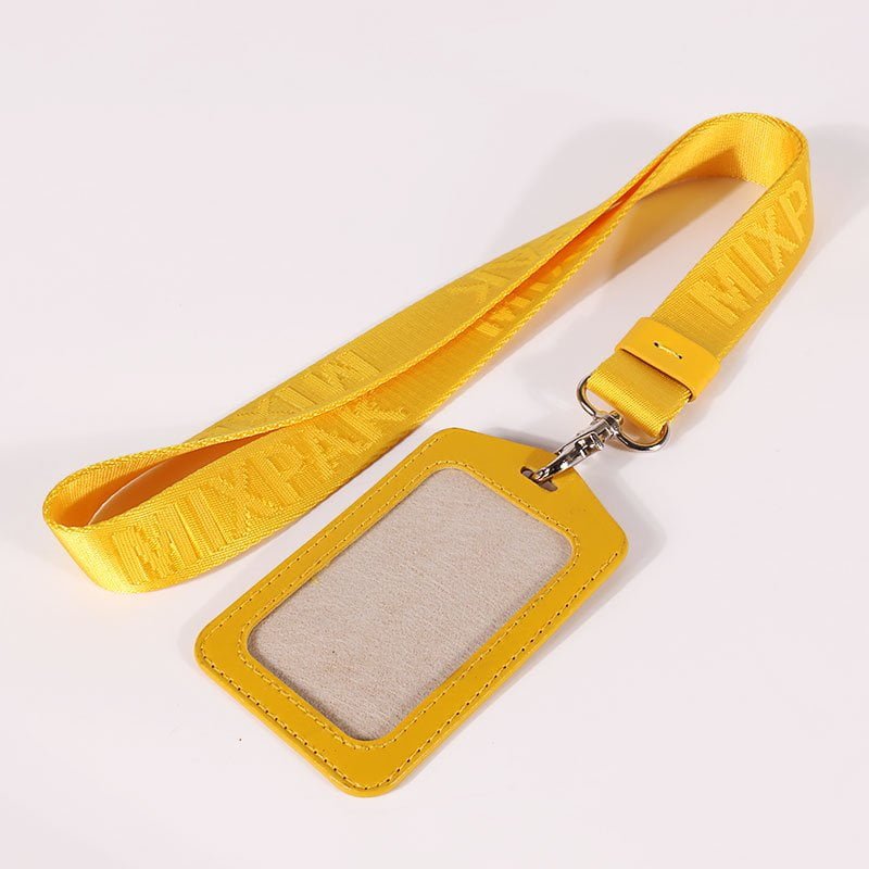 Embroidered Badge Holder Set | Zinc Alloy Slider Laser Logo | PVC ID Cards