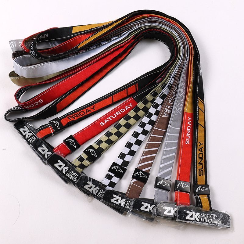 Embroidered Badge Holder Set | Zinc Alloy Slider Laser Logo | PVC ID Cards