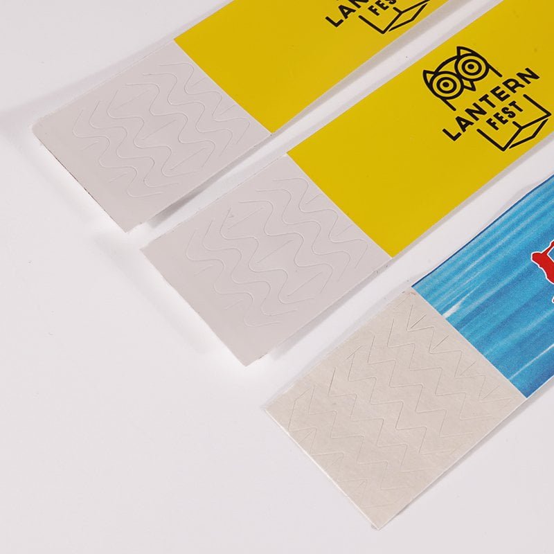 25mm Tyvek wristband roll with custom text logo QR code barcodes