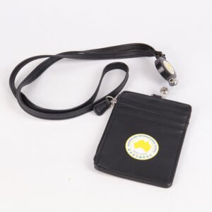 multi card holder wallet with zipper pocket for office and event use