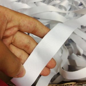 High quality white satin ribbon spool for florist bouquets and gift decoration