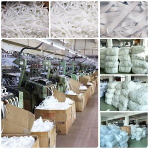 100% polyester white satin ribbon for wedding decoration and event styling