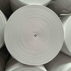 Soft and durable white satin ribbon for craft projects and DIY decoration