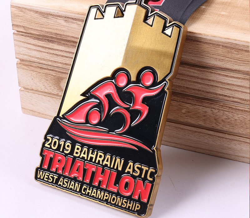 Gold, silver, and bronze electroplated medals with smooth metallic finish for premium awards.