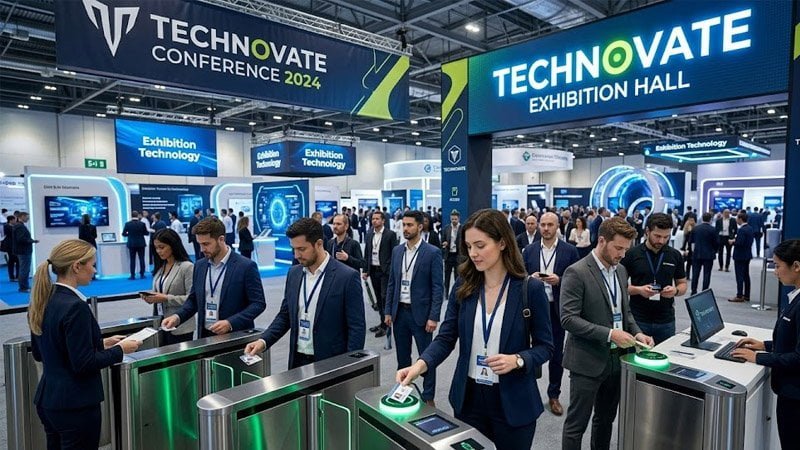 RFID smart lanyards used for conference and event check in