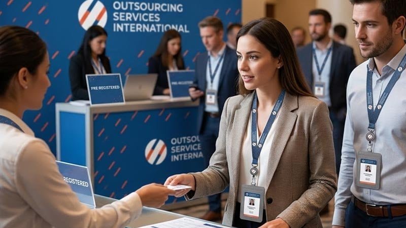 premium event lanyards designed to match conference branding and attendee experience