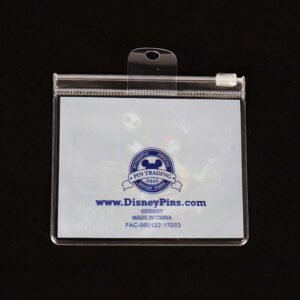 Clear flexible PVC badge holder for ID cards and passes