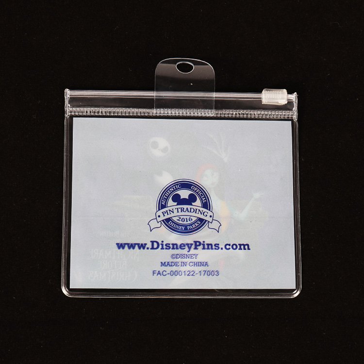 Clear flexible PVC badge holder for ID cards and passes