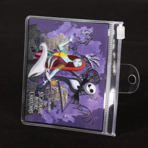 Transparent PVC card holder for event badges and work IDs