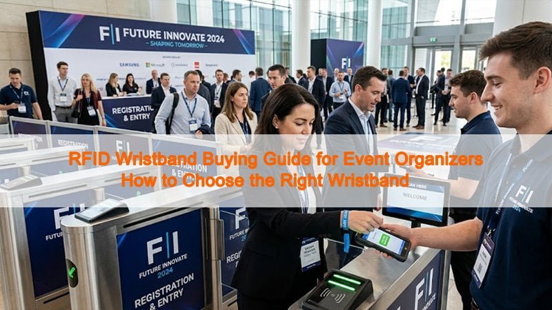 RFID wristbands being scanned at an event entrance for fast and secure attendee access