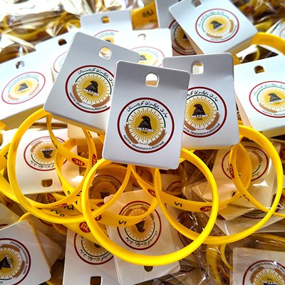 Custom silicone wristbands with printed logo and product hang tags, ideal for events, giveaways, and promotions