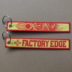 durable embroidered fabric keychain straps for promotional branding