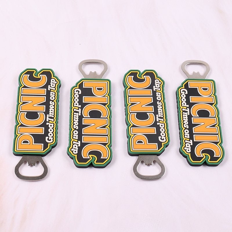 Custom Silicone Bottle Opener | Metal Opener with Logo