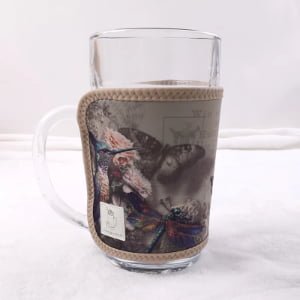custom printed beer mug sleeve with full color design