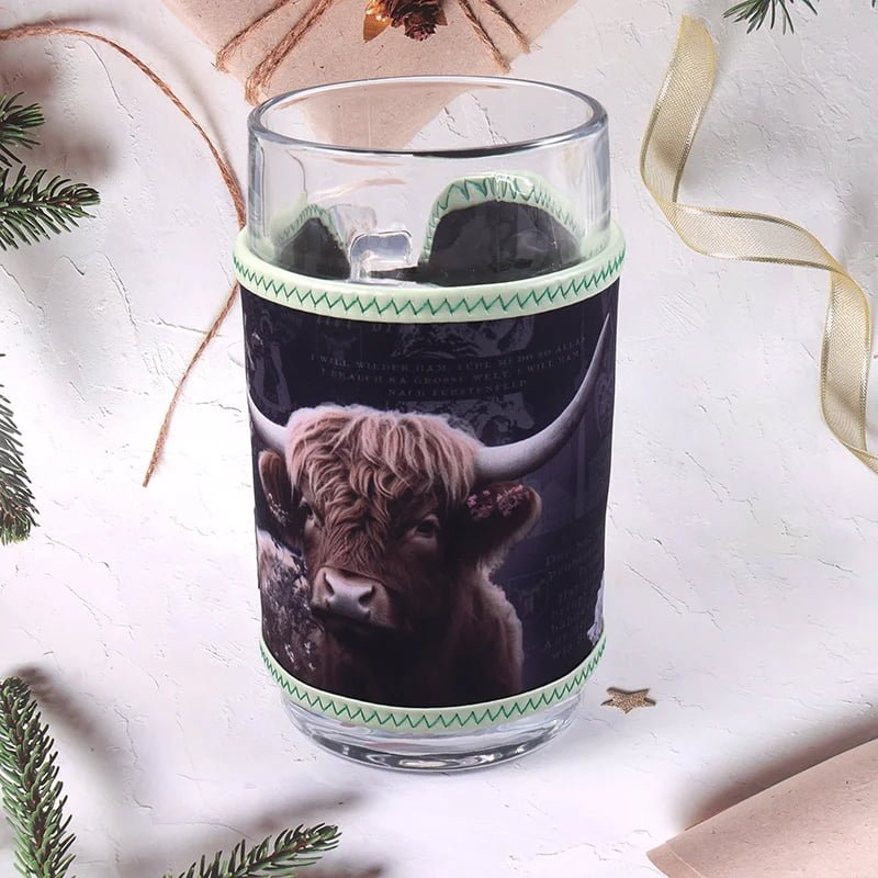 insulated neoprene sleeve for glass beer mug