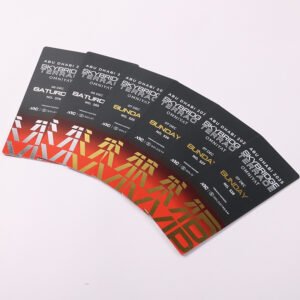 PVC event ID cards with heat transfer logo, QR code, and serial number printing for access and entry management