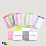 Plastic hard custom solid colored card holder for ID cards