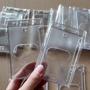 Custom PS badge holder for corporate event and security cards